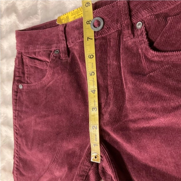 Volcom Corduroy Pants Cabernet Straight Big Youth Size 28 NWT - Picture 11 of 13